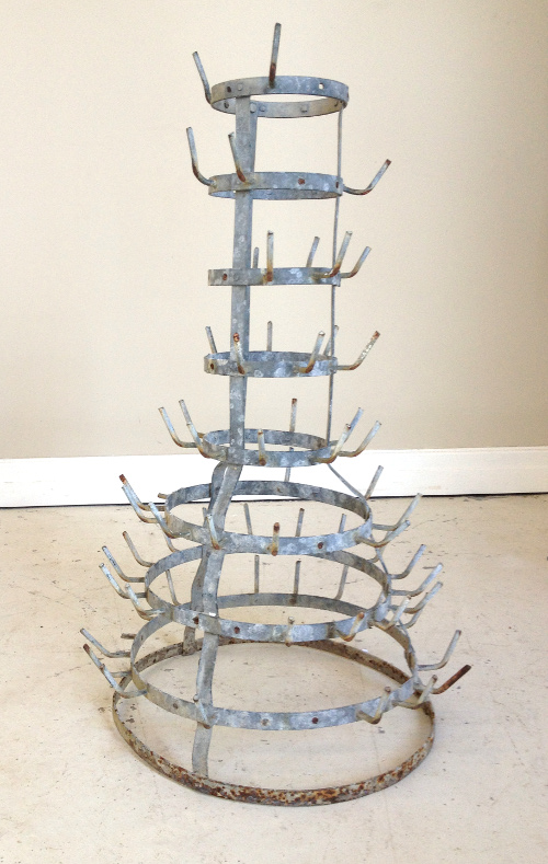 A2350 ANTIQUE IRON COT FOR DISPLAY